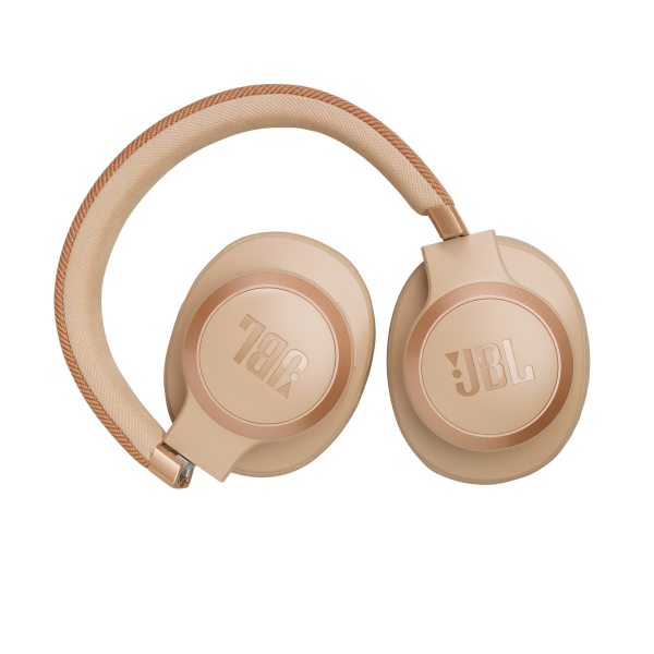JBL Live 770NC Wireless Over-Ear Headphones with True Adaptive Noise Canceling - Sandstone