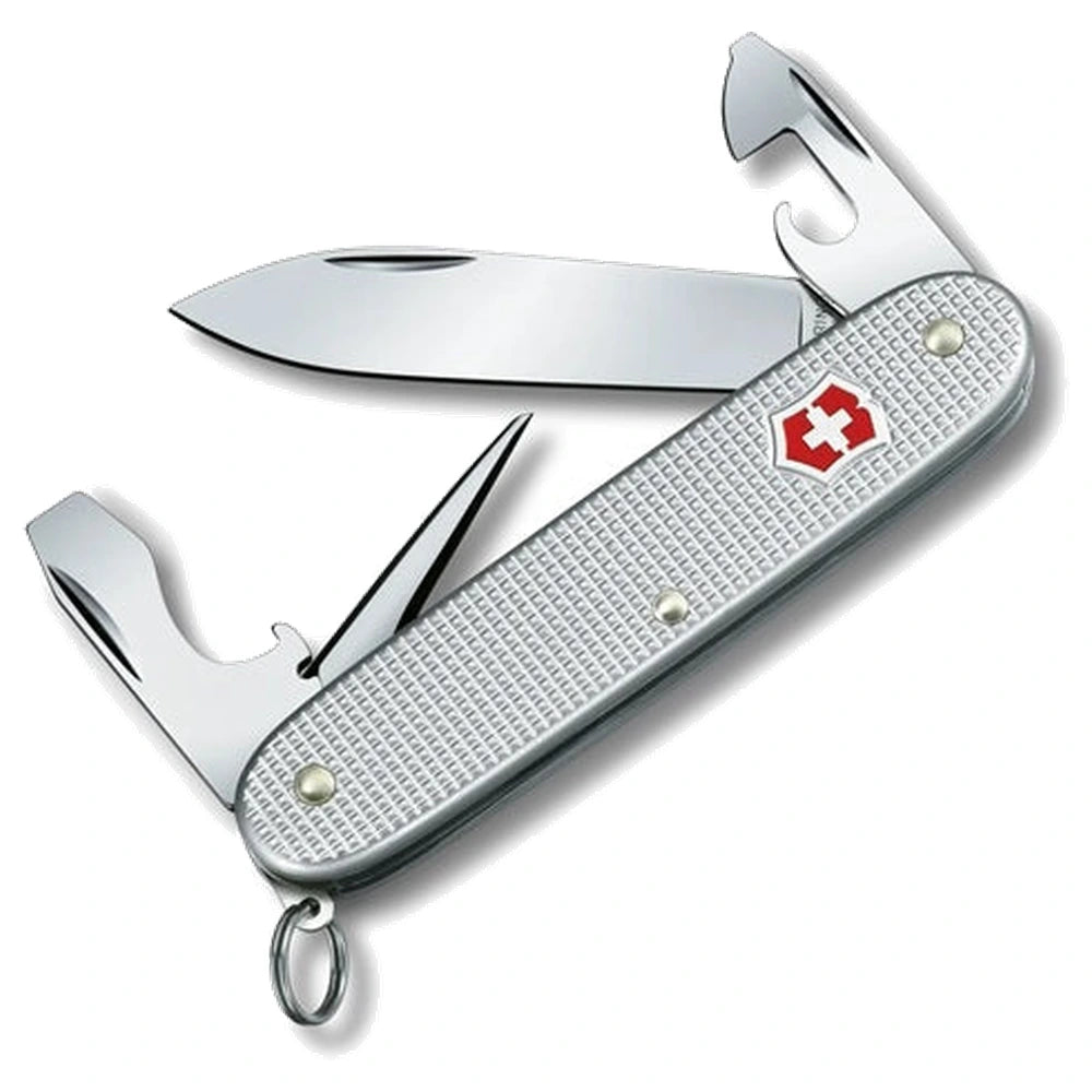Victorinox Swiss Army Pioneer Alox 8-Function Pocket Knife - Silver