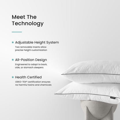 Hush Cloud 3-in-1 Pillow - King - Set of 2