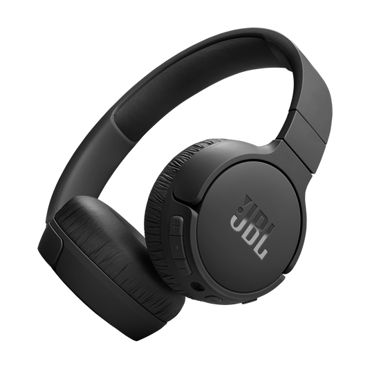 JBL Tune 670NC Adaptive Noise Canceling with Smart Ambient Wireless On-Ear Headphones - Black