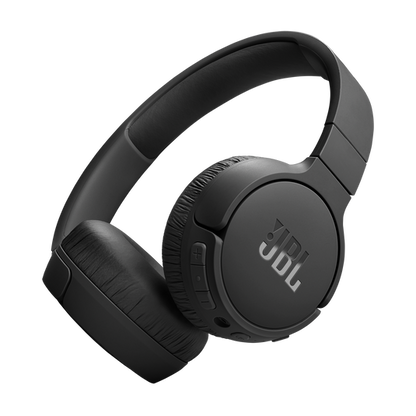 JBL Tune 670NC Adaptive Noise Canceling with Smart Ambient Wireless On-Ear Headphones - Black