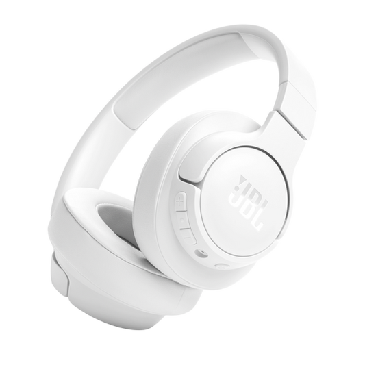 JBL Tune 720BT Wireless Over-ear Headphones with JBL Pure Bass Sound - White
