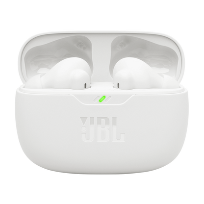 JBL Vibe Beam True Wireless JBL Deep Bass Sound Earbuds - White