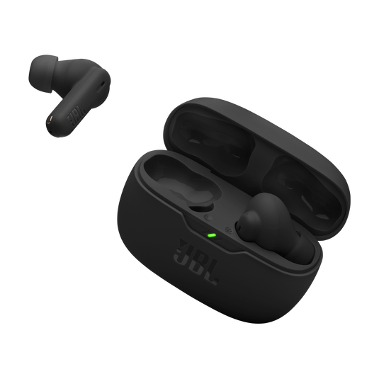 JBL Vibe Beam True Wireless JBL Deep Bass Sound Earbuds - Black