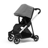Thule Shine City Stroller Aluminum/Grey Melange front view