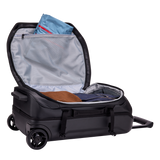 Thule Chasm Carry-On Wheeled Duffle Suitcase 40L Black open view