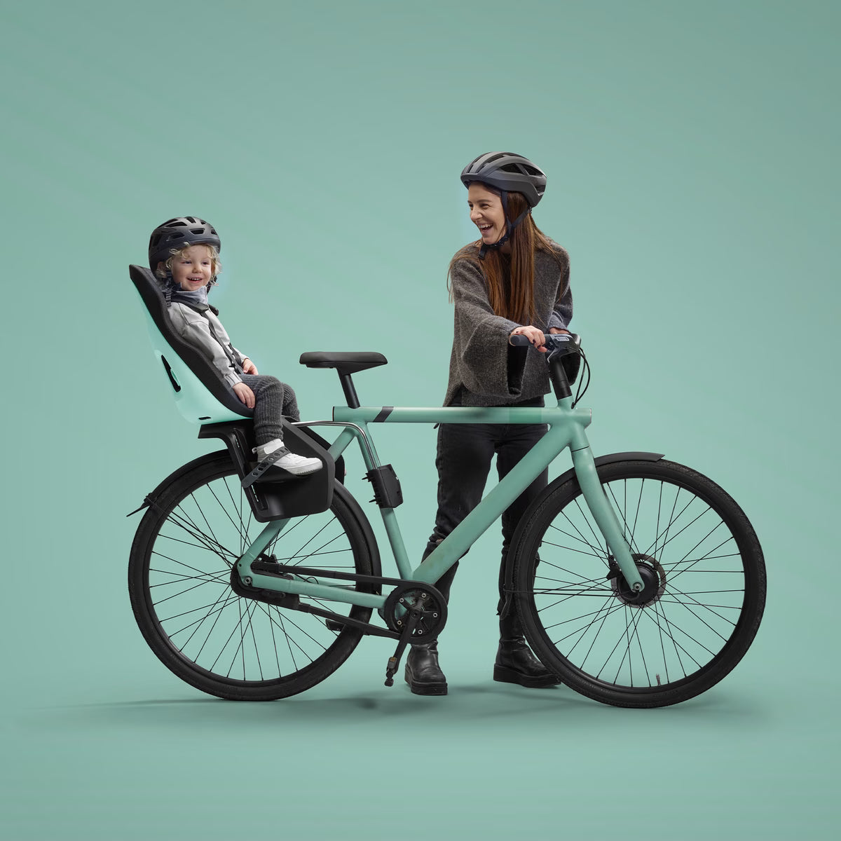 Thule Yepp Nexxt 2 Maxi Frame Mount Child Bike Seat - Mint Green