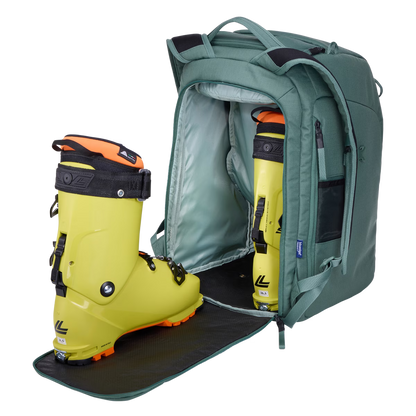 Thule Roundtrip 45L Ski and Snowboard Boot Backpack - Hazy Green