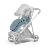 Thule Stroller Footmuff - Mid Blue back view
