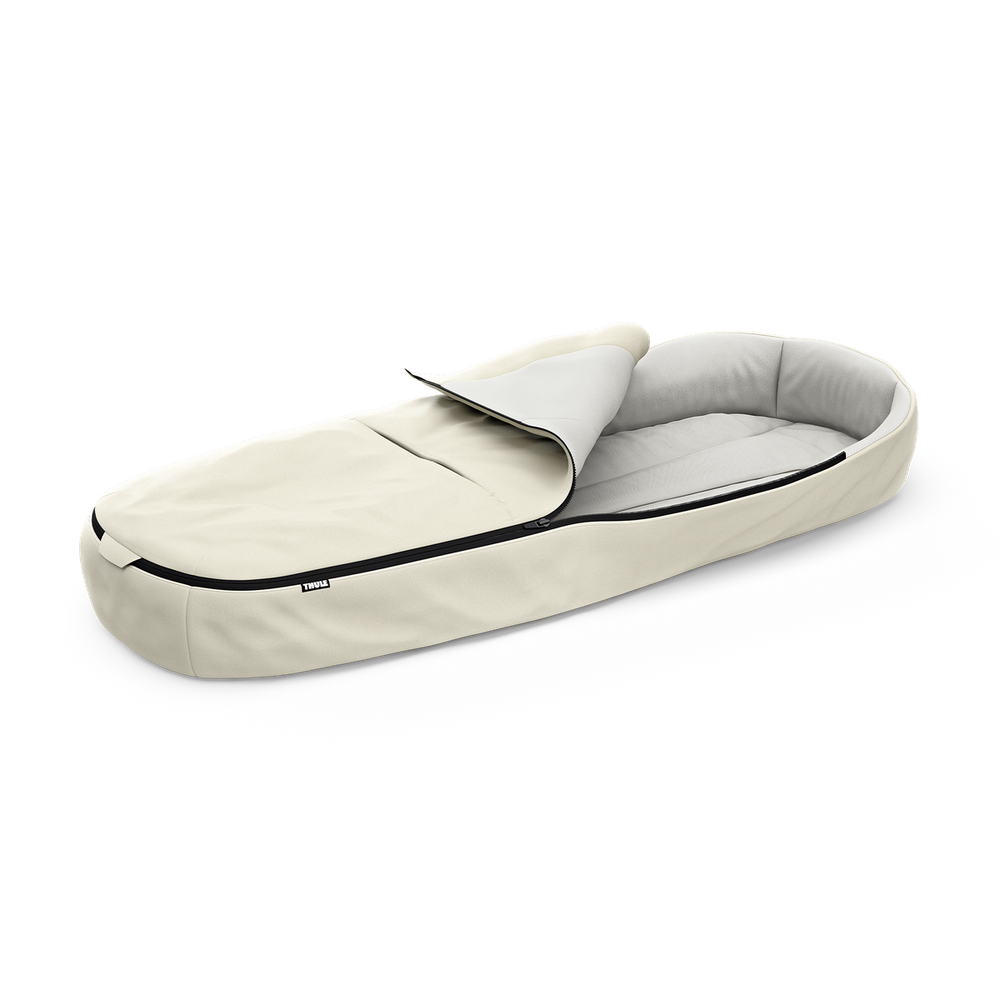 Thule Stroller Footmuff - Soft Beige front view