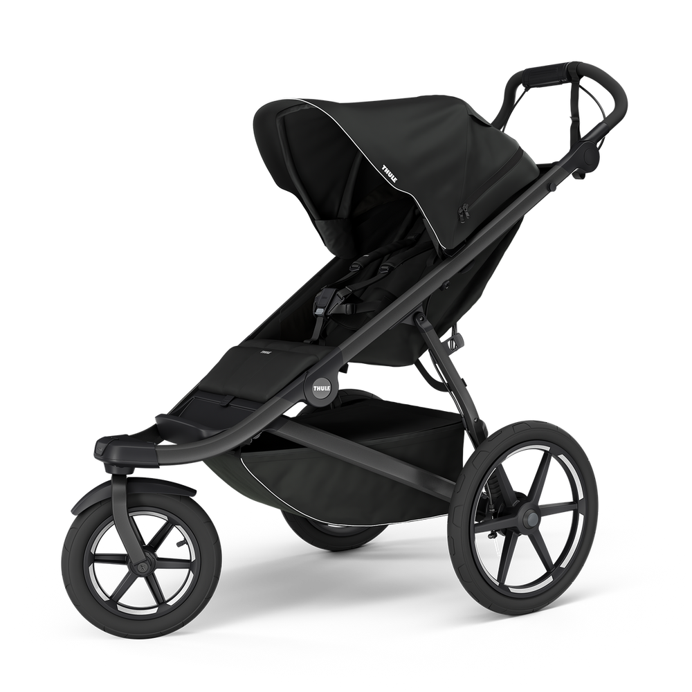 Thule Urban Glide 3 Jogging Stroller Black front view