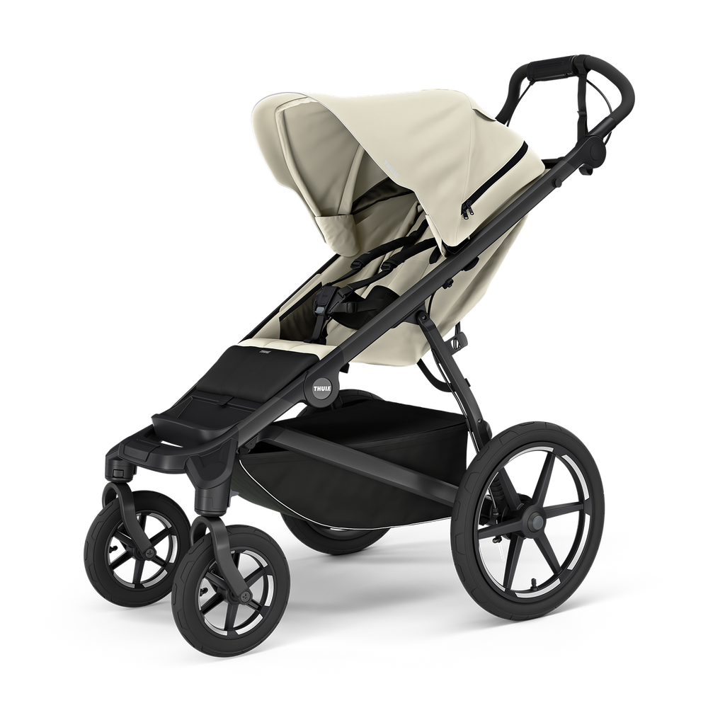 Thule Urban Glide 4-Wheel All-Terrain Stroller Soft Beige front view