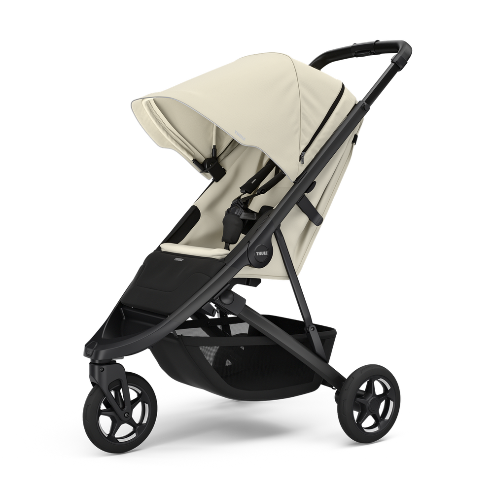 Thule Spring 2 Compact All-Terrain Stroller Soft Beige front view
