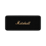 Marshall Emberton III Portable Bluetooth Speaker - Black & Brass back angle view