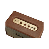 Marshall Acton III Bluetooth Speaker - Brown top control panel, angled