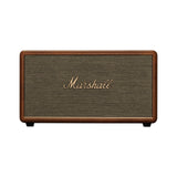 Marshall Stanmore III Bluetooth Speaker - Brown top view with phone pairing