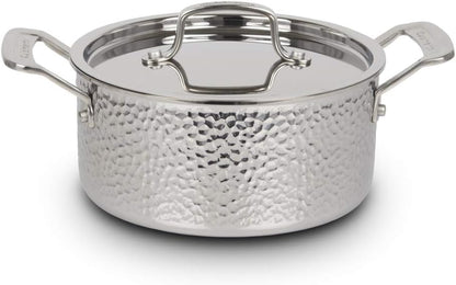 Cuisinart 8Pc, Vintage Hand Hammered Tri-Ply Cookware Set