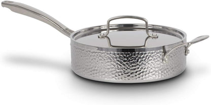 Cuisinart 8Pc, Vintage Hand Hammered Tri-Ply Cookware Set