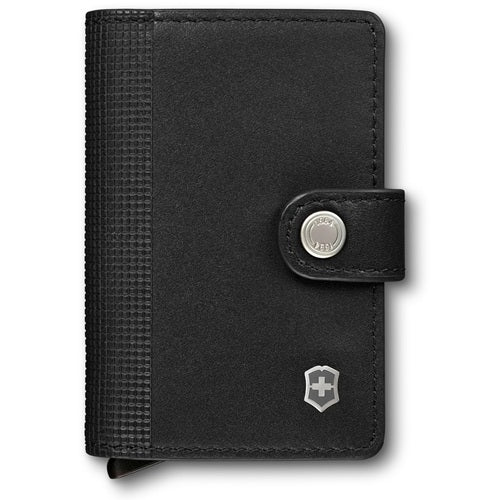 Victorinox Altius Secrid Leather Essential Card Wallet -Black