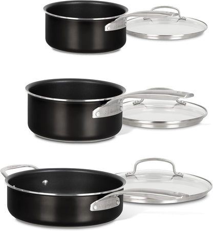 Cuisinart 12Pc Green Chef Pro Aluminum Cookware Set