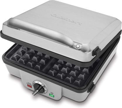Cuisinart Belgian Waffle Maker with Pancake Plate - Silver
