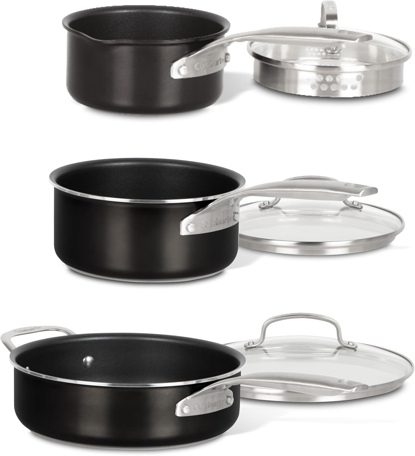 Cuisinart 10Pc Green Chef Pro Stainless Steel Cookware Set