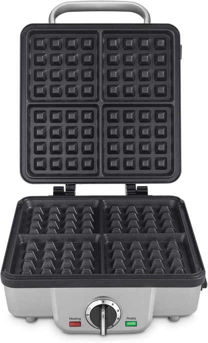 Cuisinart Belgian Waffle Maker with Pancake Plate - Silver