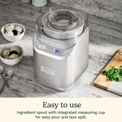 Cuisinart Gelato, Frozen Yogurt, Ice Cream and Sorbet Maker