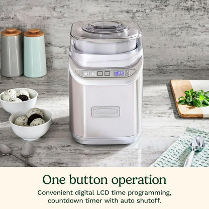 Cuisinart Gelato, Frozen Yogurt, Ice Cream and Sorbet Maker