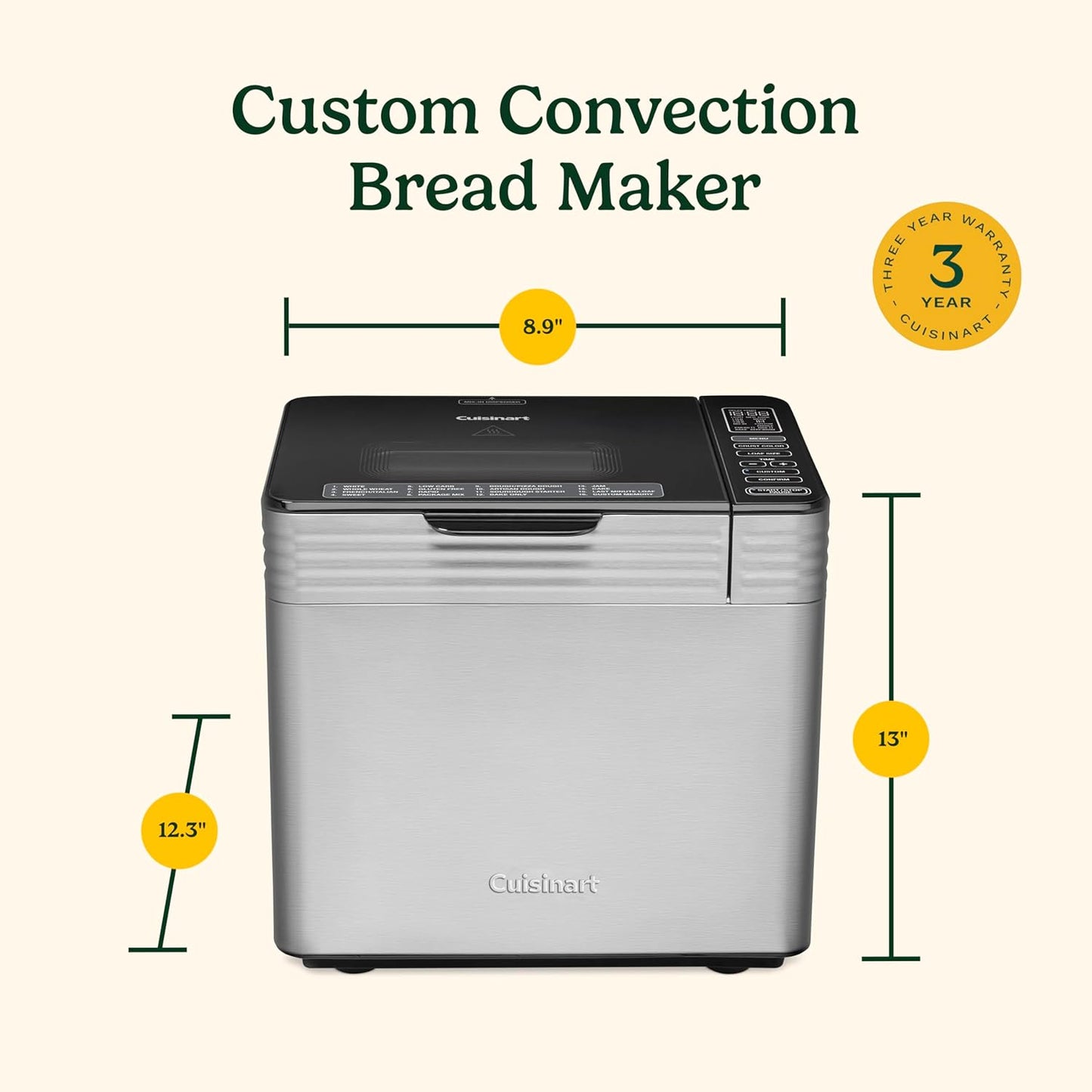 Cuisinart Convection Oven Bread Maker