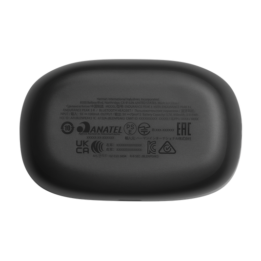 JBL Endurance Peak 3 Dust and Waterproof True Wireless Active Earbuds - Black