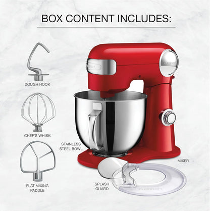 Cuisinart Precision Master™ 5.5Qt (5.2L) Stand Mixer - Red