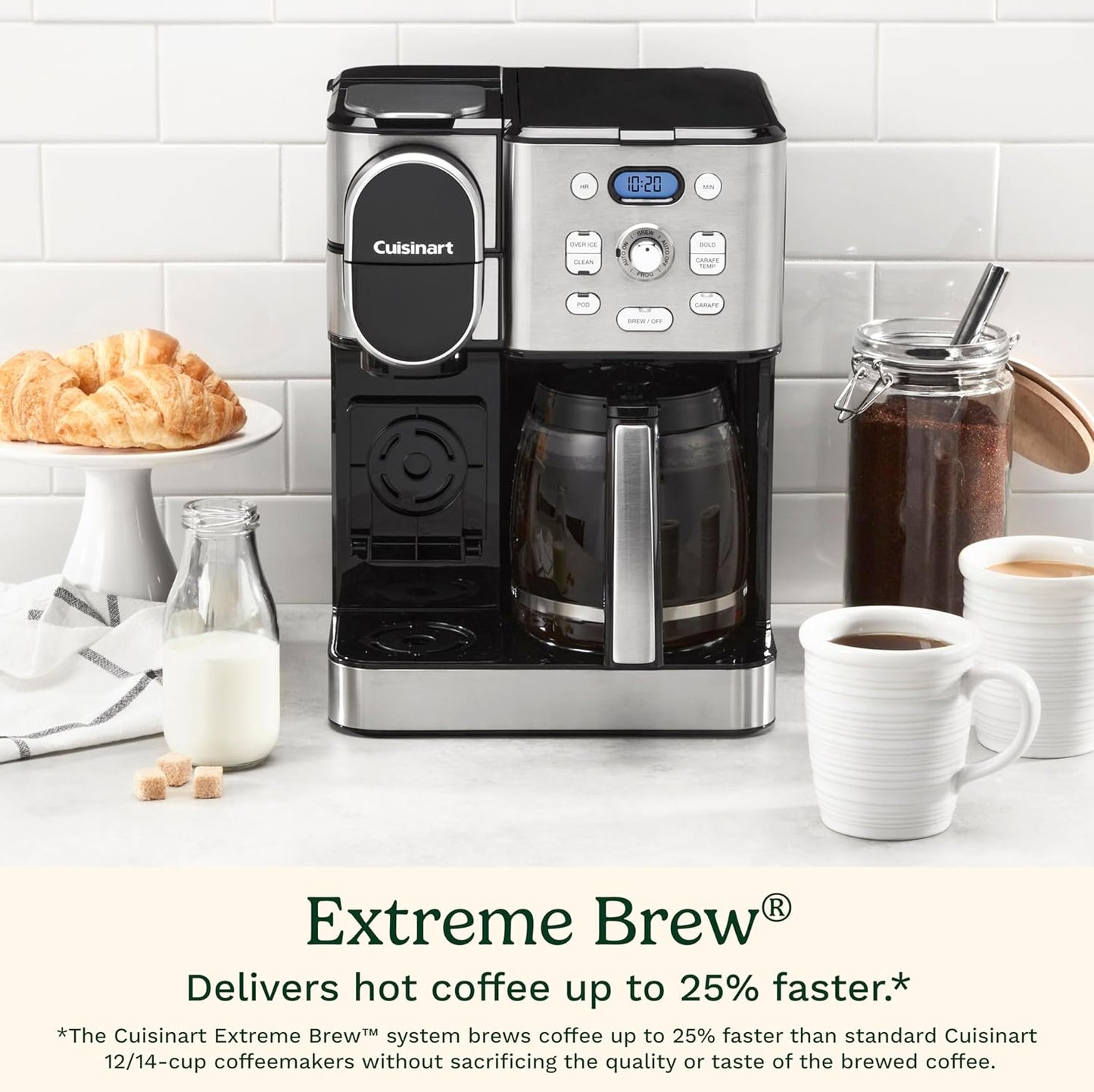 Cuisinart 12-Cup Coffeemaker & Single Serve Brewer
