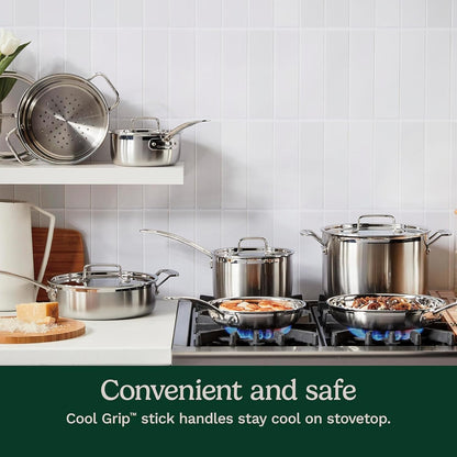 Cuisinart 12Pc, Multiclad Pro Tri-Ply Stainless Steel Cookware Set