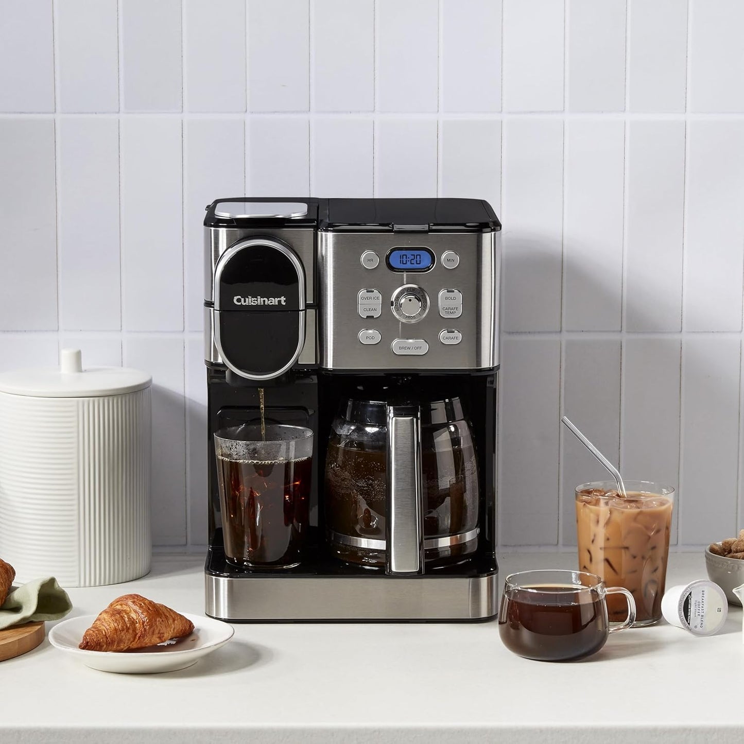 Cuisinart 12-Cup Coffeemaker & Single Serve Brewer