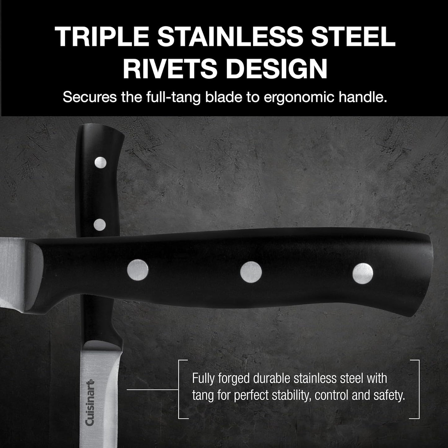 Cuisinart 6Pc Triple-Rivet Steak Knife Set