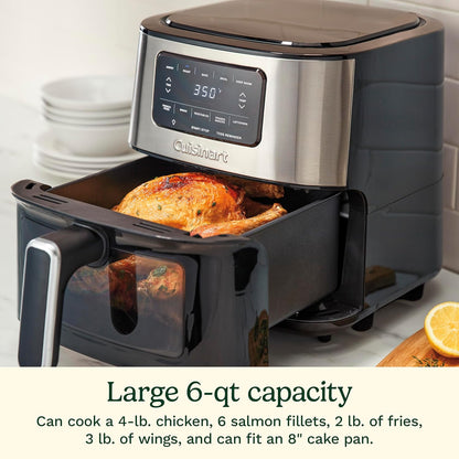 Cuisinart Black/Silver 5.6-L Counter Air Fryer