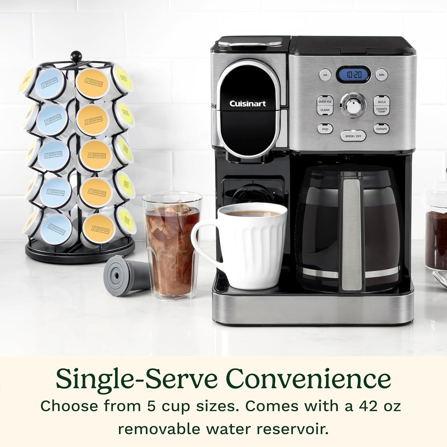 Cuisinart 12-Cup Coffeemaker & Single Serve Brewer
