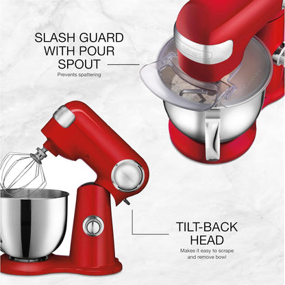 Cuisinart Precision Master™ 5.5Qt (5.2L) Stand Mixer - Red