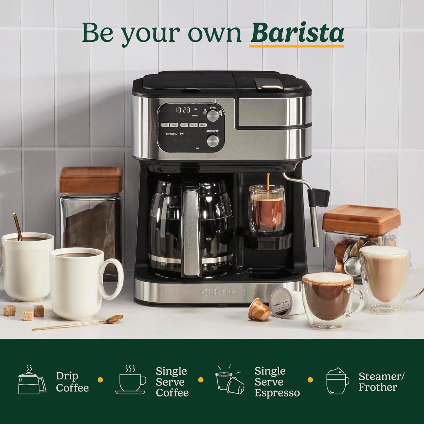 Cuisinart Coffee Centre Barista Bar 4-in-1 Coffeemaker