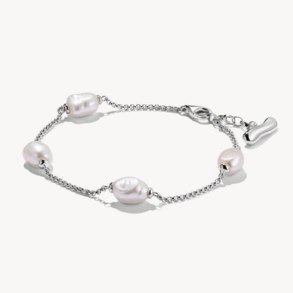Thomas Sabo Silver Bracelet with Fresh Water Pearls
