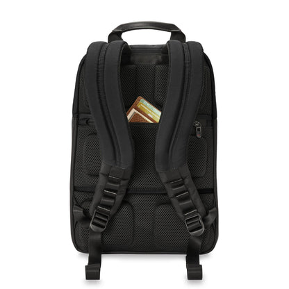Briggs & Riley HTA Recycled Slim Expandable Backpack - Black