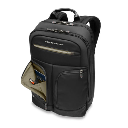 Briggs & Riley HTA Recycled Slim Expandable Backpack - Black