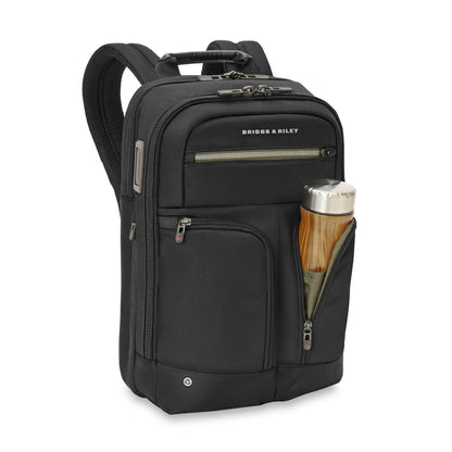 Briggs & Riley HTA Recycled Slim Expandable Backpack - Black