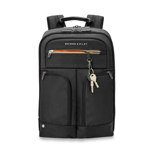 Briggs & Riley HTA Recycled Slim Expandable Backpack - Black