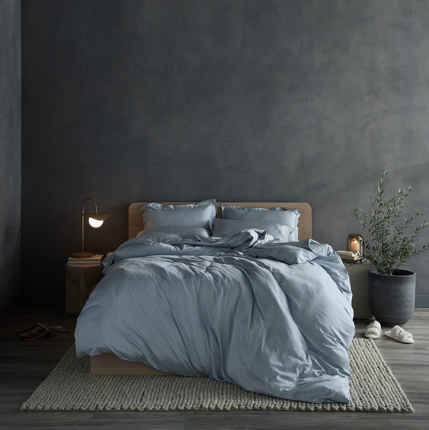 Hush Iced Cooling Sheet Set - King - Artic Blue