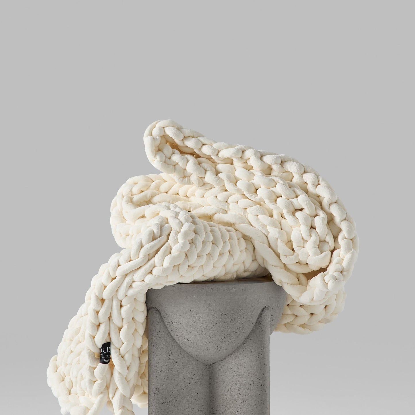 Hush Knit Weighted Blanket - Cotton - Cream