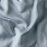 Hush Iced Cooling Bamboo Duvet Cover & Pillow Sham Set - Arctic Blue fabric texture detail