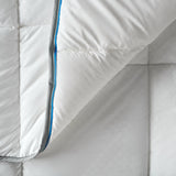 Hush Weightless Cooling Microgravity Duvet fabric and piping detail