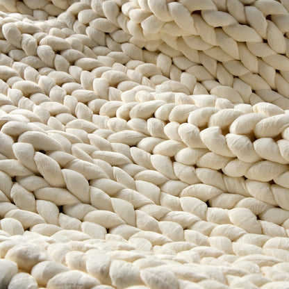 Hush Knit Weighted Blanket - Cotton - Cream